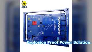 ATEX 80KVA zonegenerator explosiebestendig