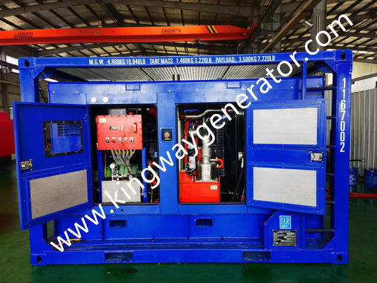 ATEX Zone 2 375CFM Sullair Explosieveilige Diesel Air Compressor Kingway DNV Frame