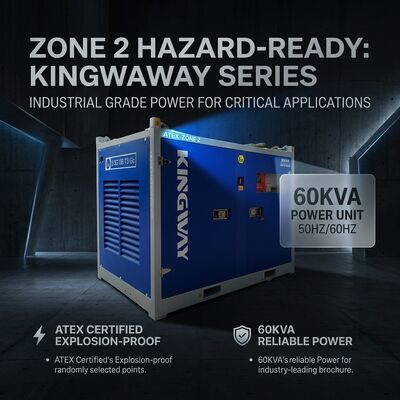 Containerized ATEX Zone 2 Ex-Proof Diesel Engine Air Compressor with DNV Frame