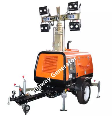 8.8m 400V Bouw Lichte Toren met van LEIDENE de Motor Lampkubota