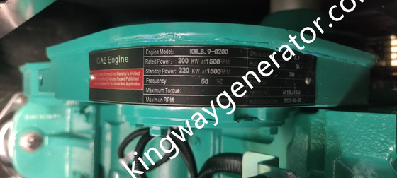 Ce hoge Kingway - dreef de Generator van het kwaliteits90kw NG Aardgas lage consumptie door Cummins-Motor aan