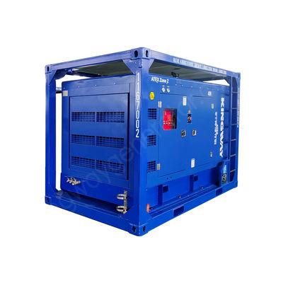 100 kVA explosiebestendige scheepsgenerator met motor, ATEX Zone 2 & DNV 2.7-1 conform