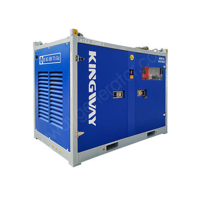 100 kVA explosiebestendige scheepsgenerator met motor, ATEX Zone 2 & DNV 2.7-1 conform