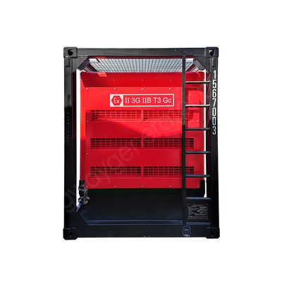 Atex Zone 2 Explosiebestendige 60kva 1250KVA rig veilige dieselegenerator met voor olie en gas velden met DNV2.7-1 hefframe