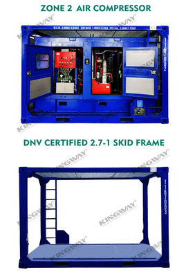 20FT DNV 2.7-1 Offshore-containers voor gas olieveld platform Lifting Skid Slings Start Systeem 24V DC Electric Start