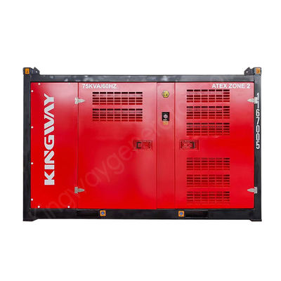 Atex Zone 2 Explosiebestendige 60kva 1250KVA rig veilige dieselegenerator met voor olie en gas velden met DNV2.7-1 hefframe