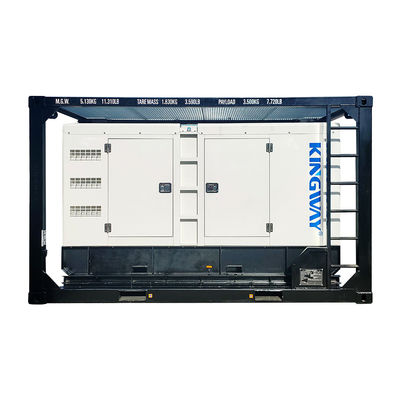 Atex Zone 2 Explosiebestendige 60kva 1250KVA rig veilige dieselegenerator met voor olie en gas velden met DNV2.7-1 hefframe