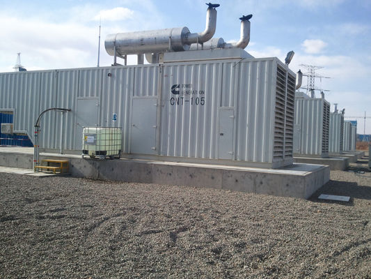 ISO watergekoelde 3-fase CE 50hz 60hz 1500rpm 1800rpm stille aardgasgenerator groot project