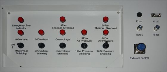 Test van dieselgenerator 250kw 400v 50hz3 Fase 4 Draad Resistive Load Bank
