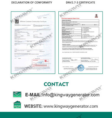 Voeding 200kva 400v 50hz 3 fase 4 draad ex-proof dieselmotor