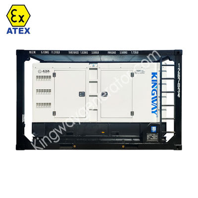 80KVA zware ATEX Zone 2 offshore-generator gemonteerd in DNV 2.7-1 skid