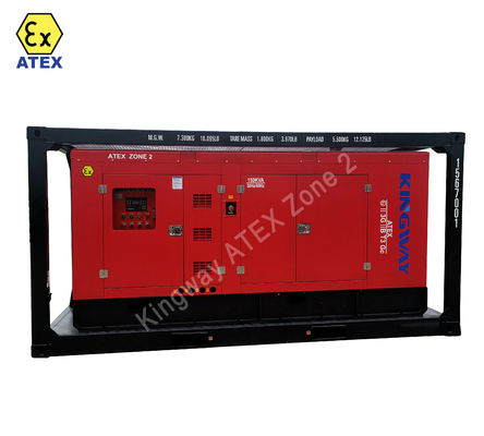 3fase ATEX-certificering DNVGL 2.7-1 skid frame 400kva zone2 explosiebestendige diesel generator set offshore platform