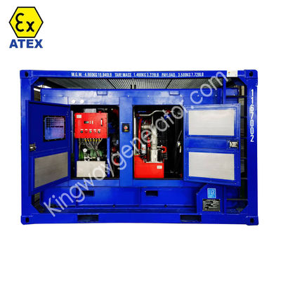 Testing Diesel Generator UPS Silent 45kva 3 fase 4 draad diesel atex ex-proof T3 zone 2 generator