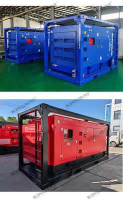 20KVA Zone II Explosiebestendige dieselgenerator gemonteerd in DNV 2.7-1 voor offshore olie- en gasvelden
