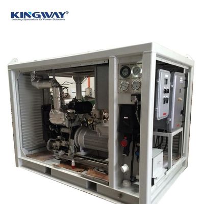 20KVA Zone II Explosiebestendige dieselgenerator gemonteerd in DNV 2.7-1 voor offshore olie- en gasvelden