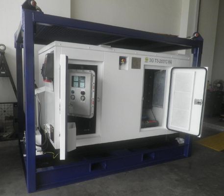 20KVA Zone II Explosiebestendige dieselgenerator gemonteerd in DNV 2.7-1 voor offshore olie- en gasvelden