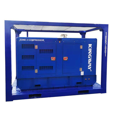 ATEX-certificering 3fase 200kw 250kva zone2 explosiebestendige dieselgenerator set DNVGL 2.7-1 skid frame platform service motor