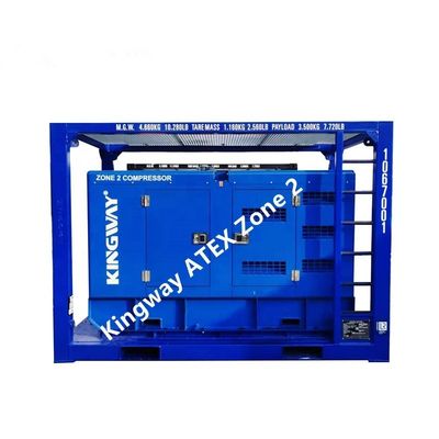 ATEX-certificering3fase DNVGL 2.7-1 skid frame 120kw 150kva onshore offshore platform zone 2 generator