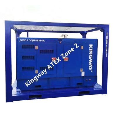 60KVA Kingway ATEX gecertificeerd Zone 2 Ex Proof Diesel Generator Set Met DNV Standards Offshore Service Lifting Frame