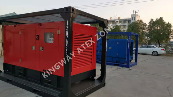 150 KVA ATEX Zone 2 T3 Explosiebestendige dieselgenerator DNV Liftframe
