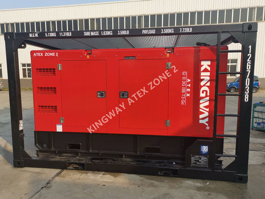 150 KVA ATEX Zone 2 T3 Explosiebestendige dieselgenerator DNV Liftframe