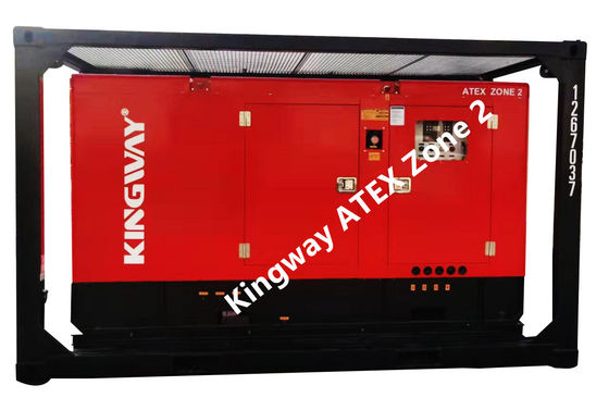 300 KVA Kingway explosiebestendige stille dieselgenerator ATEX Zone 2