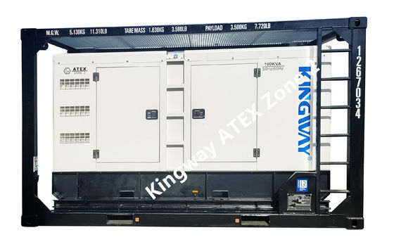 300 KVA Kingway explosiebestendige stille dieselgenerator ATEX Zone 2