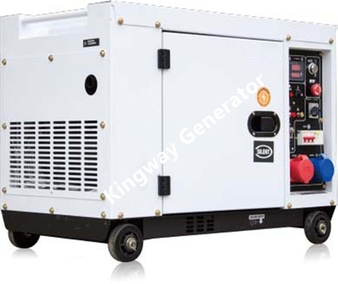 Mobiele Stille Draagbare Generator, 6KW-Diesel Generator Reservemacht