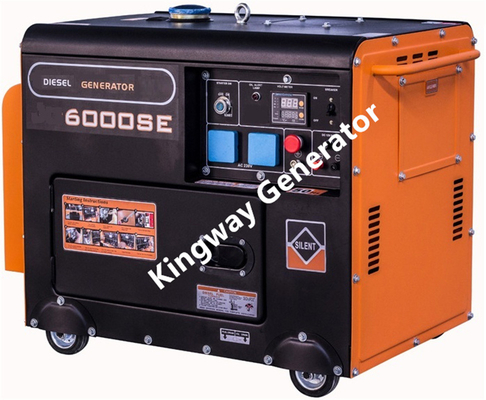 Oranje Stille de Generatorreeks 8KVA 12Hp van de Kleuren Draagbare Generator