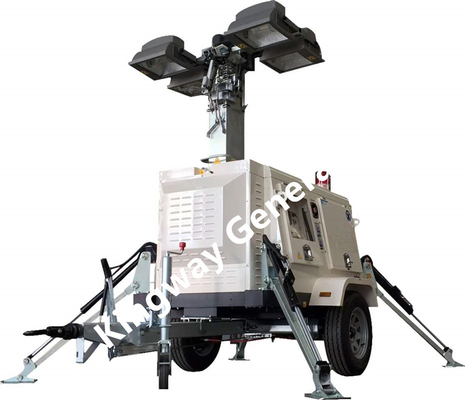 5.5m Hoogte200w het LEIDENE Mobiele Lichte Toren Mechanische Opheffen