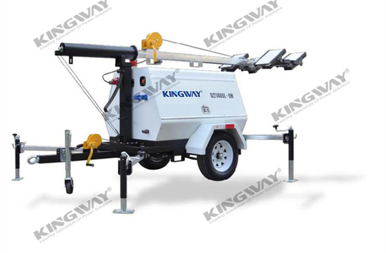 Diesel van 1500RPM 1800RPM 15KW Aanhangwagen Opgezette Generator buiten Gebruik