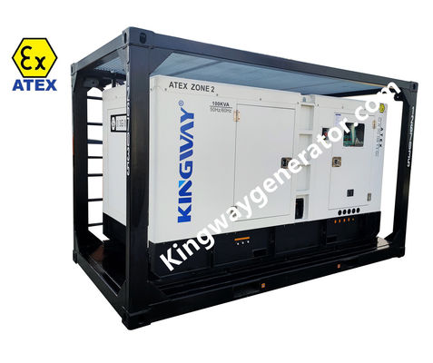300 KVA Kingway explosiebestendige stille dieselgenerator ATEX Zone 2