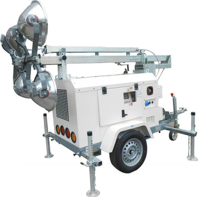 De mobiele Lichte Toren van de Generator2x1000w Geleide Ballon met Diesel Generator