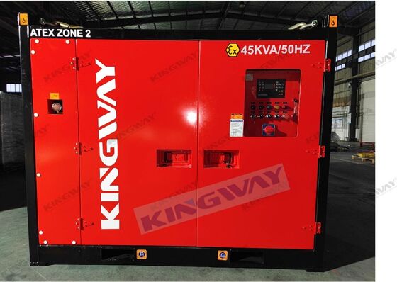 ATEX Zone 2 Gecertificeerde 100 kVA explosiebestendige marine-generator met DNV 2.7-1 Offshore Container