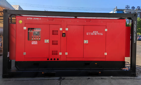 1000KVA Kingway ATEX Zone 2 Containerized Explosionsbestendig Diesel Generator Met Remote Monitoring Systeem