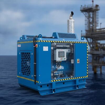 Kingway 150KVA ATEX Zone 2 ComAp MRS16 dieselgeneratorset met intelligente controller offshore