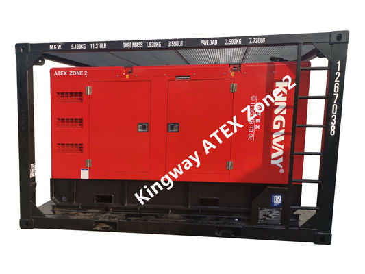 150 KVA ATEX Zone 2 T3 Explosiebestendige dieselgenerator DNV Liftframe